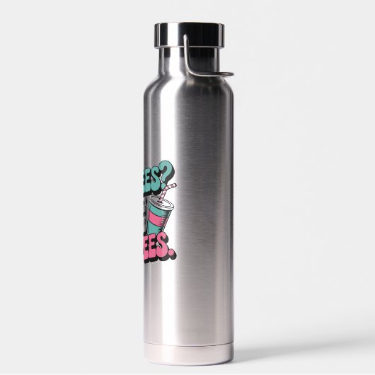 Burpees Thought You Said Slurpees Retro Gym Humor Trinkflasche (Links)