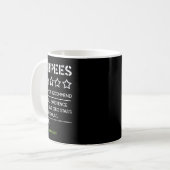 Burpees würden null Sterne nicht empfehlen Lustige Kaffeetasse (Vorderseite Links)