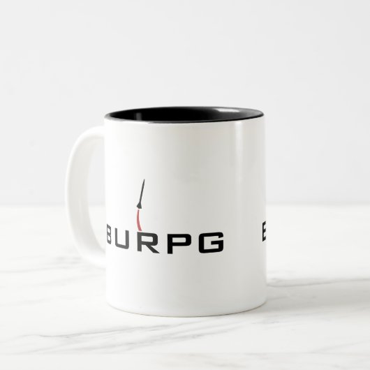 BURPG Tasse (11oz) (Vorderseite Links)