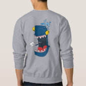 Burping Blue Whale Sweatshirt (Rückseite)