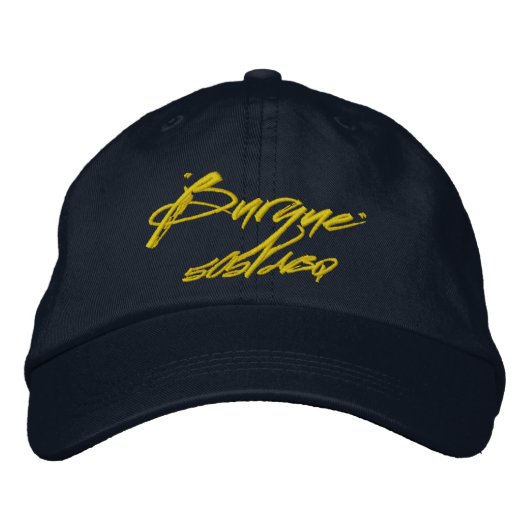 Burque 505 ABQ Bestickte Baseballkappe (Vorderseite)