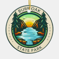 Burr Oak Staat Park Ohio Abzeichen