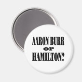 Burr oder Hamilton? Magnet (Vorderseite/Rückseite)