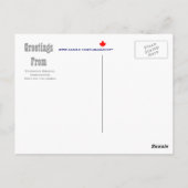 Burrard Bridge Vancouver Kanada Postkarte (Rückseite)