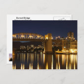 Burrard Bridge, Vancouver Postcard Postkarte (Vorne/Hinten)