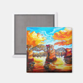 Burrard Sunset Magnet (Vorderseite/Rückseite)