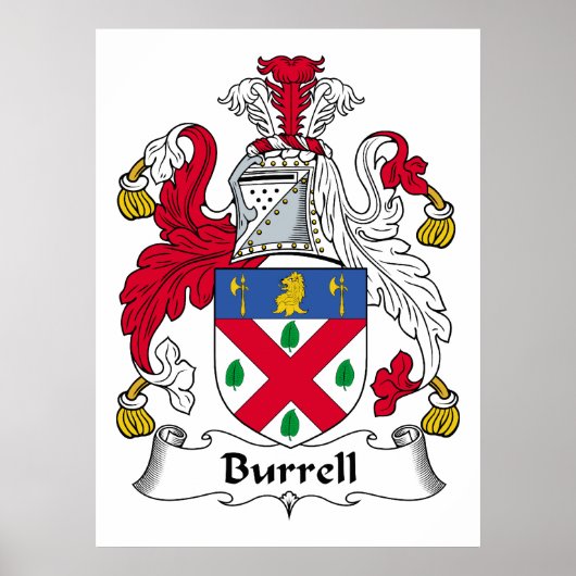 Burrell-Familienwappen Poster (Vorne)