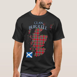 Burrell Scottish Clan Tartan Scotland T-Shirt