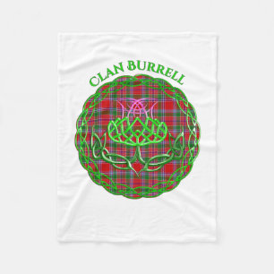 Burrell Scottish Tartan Celtic Thistle Fleecedecke