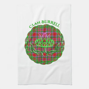 Burrell Scottish Tartan Celtic Thistle Geschirrtuch
