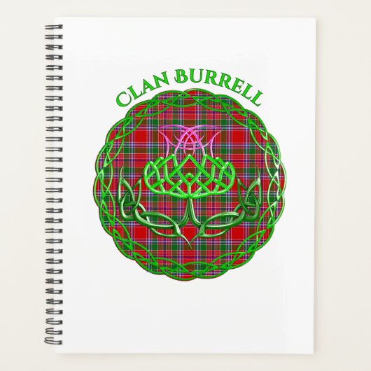 Burrell Scottish Tartan Celtic Thistle Planer (Vorderseite)