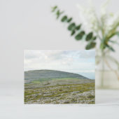 Burren Clouds Berge Postkarte (Stehend Vorderseite)