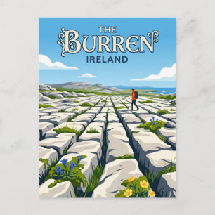 Burren-Nationalpark Irland Postkarte