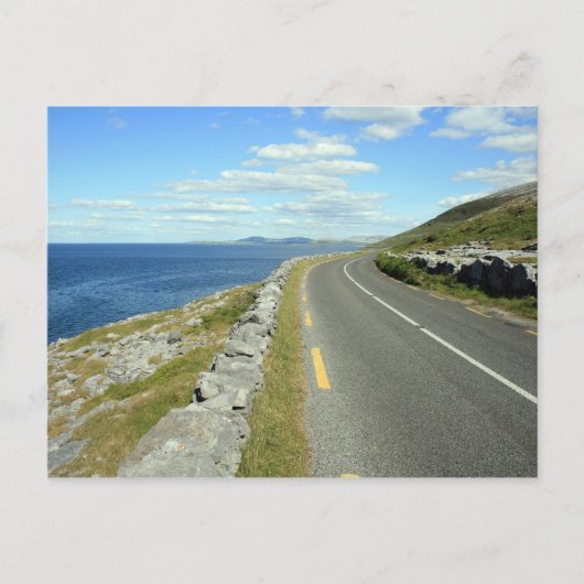 Burren Road Postkarte (Vorderseite)