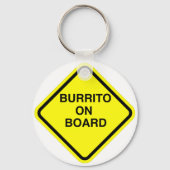 Burrito an Bord Schlüsselanhänger (Vorderseite)