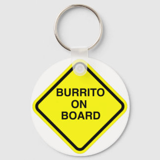 Burrito an Bord Schlüsselanhänger