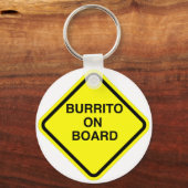 Burrito an Bord Schlüsselanhänger (Vorderseite)