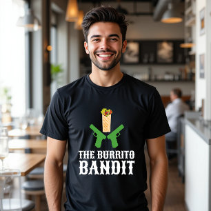 Burrito Bandit Funny mexikanisches Essen T-Shirt