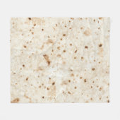 Burrito Blanket Flour Tortilla Taco Fast Food Wrap Fleecedecke (Vorderseite (Horizontal))