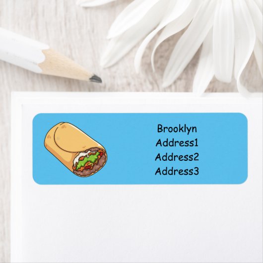 Burrito-Cartoon-Abbildung (Insitu)