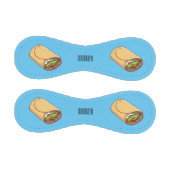 Burrito-Cartoon-Abbildung Baseball (Paneele)