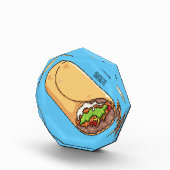 Burrito-Cartoon-Abbildung Fotoblock (Rechts)