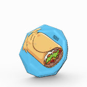 Burrito-Cartoon-Abbildung Fotoblock (Links)