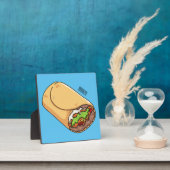 Burrito-Cartoon-Abbildung Fotoplatte (InSitu)