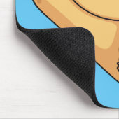 Burrito-Cartoon-Abbildung Mousepad (Ecke)
