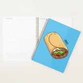 Burrito-Cartoon-Abbildung Planer (Anzeige)