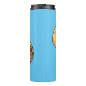 Burrito-Cartoon-Abbildung Thermosbecher (Rückseite)