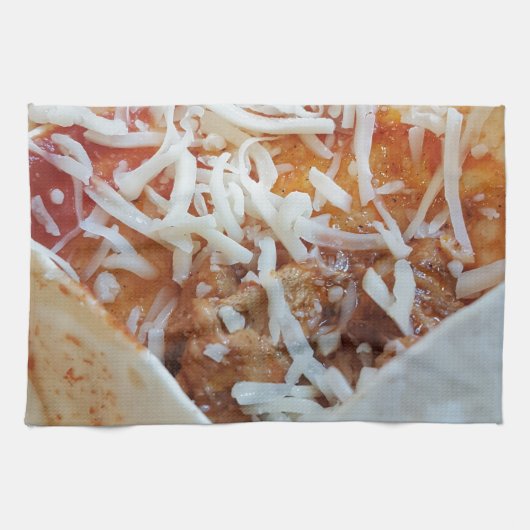 Burrito Cheese Funny Food Hintergrund Küchentuch (Horizontal)
