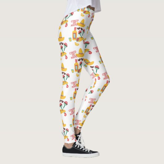 Burrito cinco de mayo Leggings (Rechts)