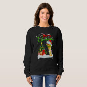 Burrito Food  Xmas Decorations Santa Burrito Chris Sweatshirt (Vorne ganz)