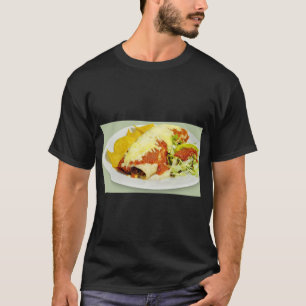 Burrito Gratin Nachos Food Art T-Shirt