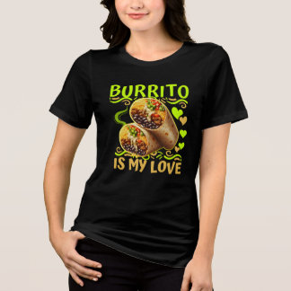 Burrito ist meine Liebe Tri-Blend Shirt