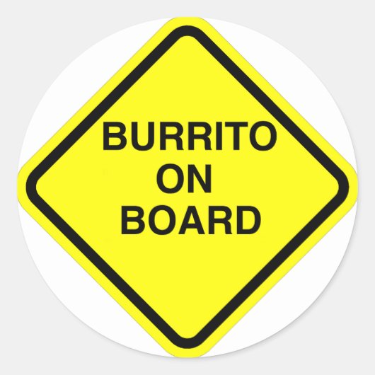 Burrito Sticker (Vorderseite)