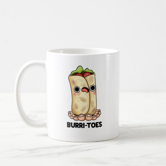Burritoes Funny Burrito Pun Kaffeetasse (Links)