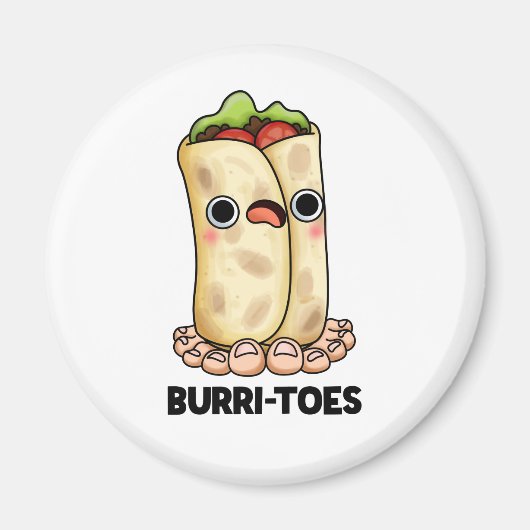 Burritoes Funny Burrito Pun Magnet (Vorne)