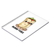 Burritoes Funny Burrito Pun Notizblock (Linke Seite)