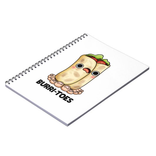 Burritoes Funny Burrito Pun Notizblock (Linke Seite)