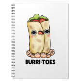 Burritoes Funny Burrito Pun Notizblock (Vorderseite)