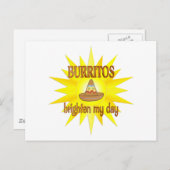 Burritos Brighten Postkarte (Vorne/Hinten)