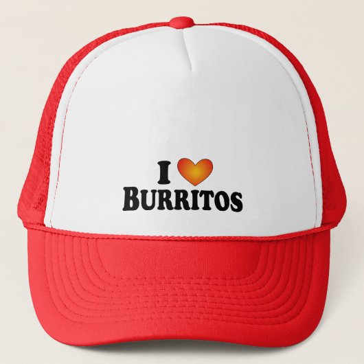 Burritos I (Herz) - produktreicher T - Shirt Lite Truckerkappe (Vorderseite)