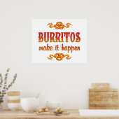 Burritos Poster (Küche)