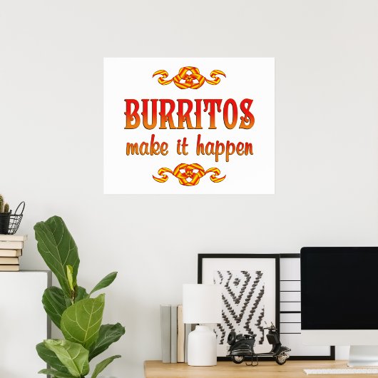 Burritos Poster (Heimbüro)