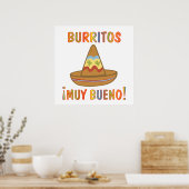 BURRITOS POSTER (Küche)