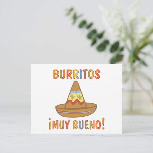 BURRITOS POSTKARTE (Stehend Vorderseite)