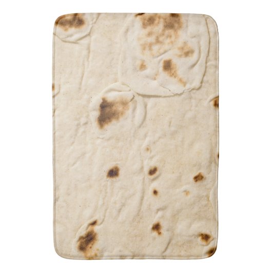 Burritos, Riesentortilla Badematte (Vorderseite Vertikal)