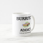 Burritos-Süchtiger Kaffeetasse (VorderseiteRechts)